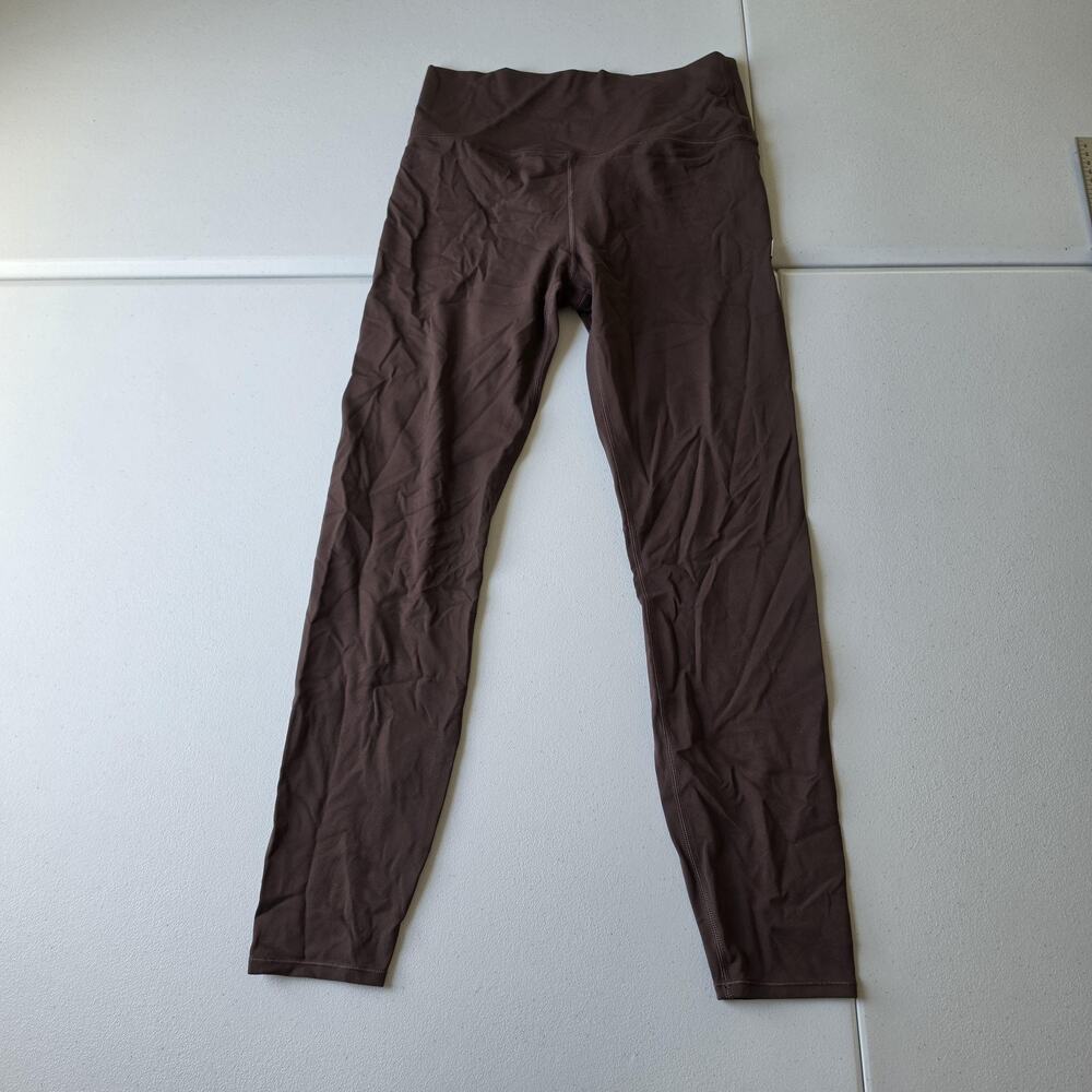Vuori Allthefeels Leggings Womens Medium Java Brown High Rise Ankle Yoga